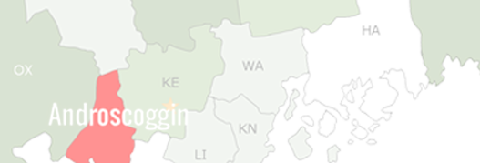Androscoggin County Map
